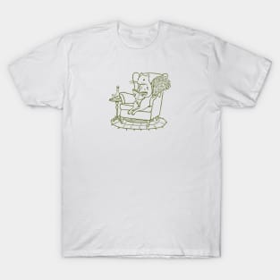 Squirrel Reading T-Shirt